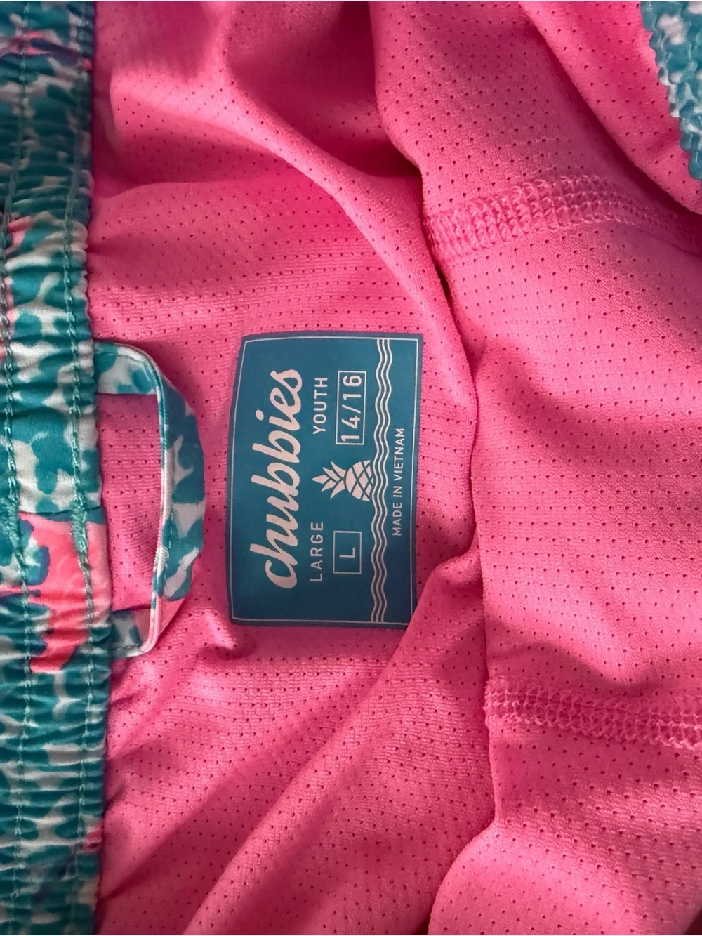 chubbies playful turquoise